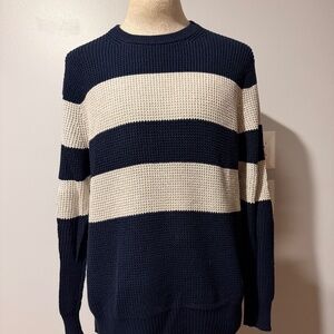 J.Crew Waffle Surf Stripe Sweater